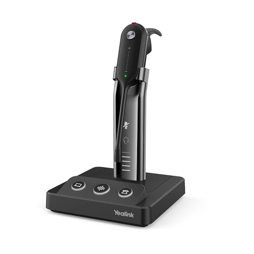 Yealink WH63 Convertible UC Wireless Headset Bundle with Headset Advisor Wipe