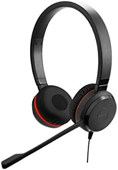 Jabra 30 MS Stereo Wired Headset - Black