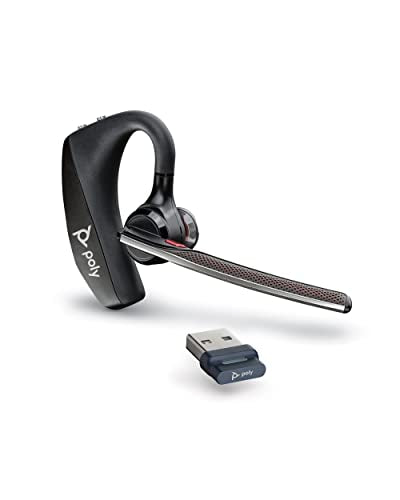 Plantronics by Poly Voyager 5200 UC Wireless Headset & Charging Case - Works