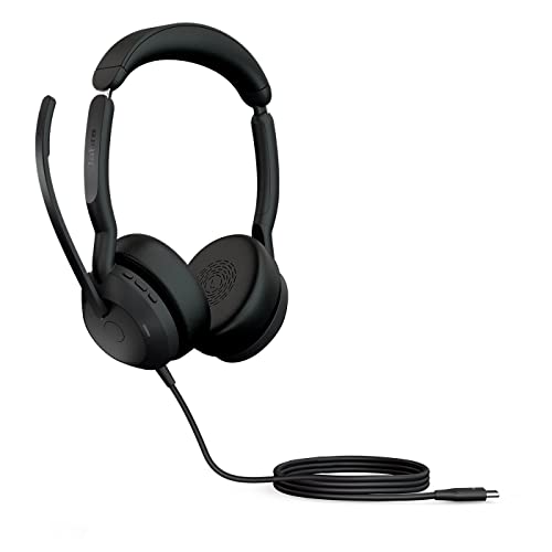 Jabra Evolve2 50 Wired Stereo Headset - with AirComfort Technology