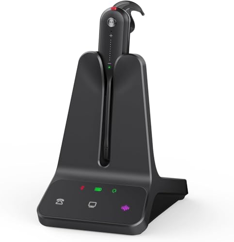 Yealink WH63 Convertible UC Wireless Headset Bundle with Headset Advisor Wipe