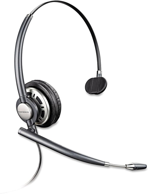 Plantronics HW710 EncorePro Premium Monaural Over-The-Head Headset w/Noise Canceling Microphone…