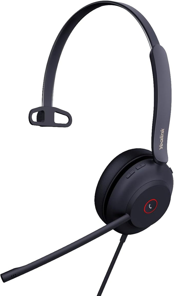 Yealink UH37 USB Headset with Noise Cancelling Microphone,Wired Headset for PC