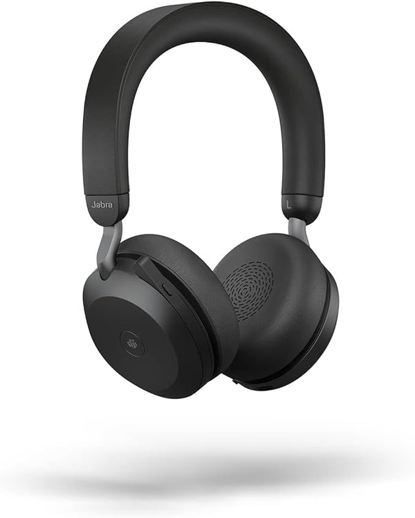 Evolve2 75 Dual Foam Stereo Headphones USB-A Bluetooth Adapter and MS Teams-Compatibility - Black