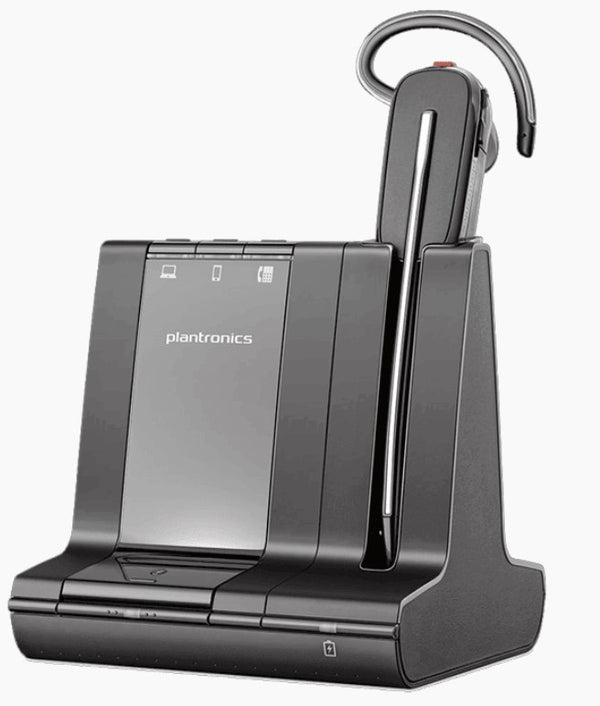Plantronics - Savi 8240 Office-Wireless DECT Single In-Ear(Mono) Headset-Convertible (3 wearing styles)-Noise Cancelling