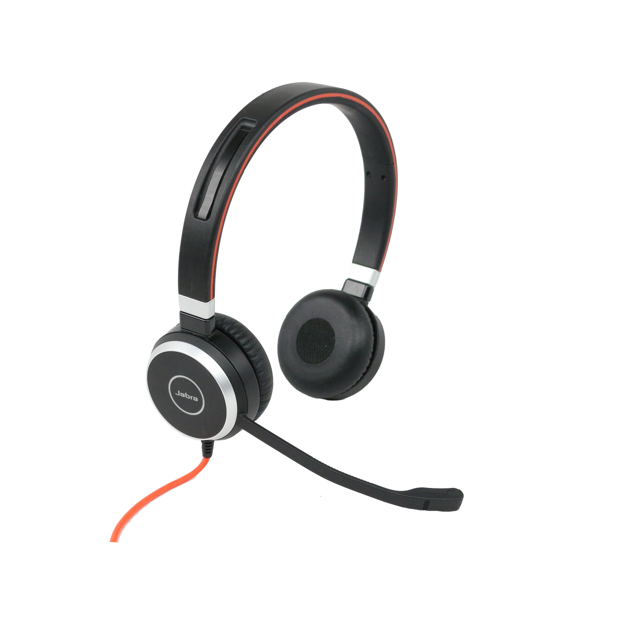 Jabra Evolve 40 USB 3.5mm DUO Wired Headset Certified Renewed