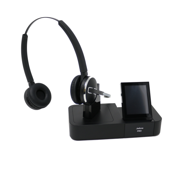 Jabra PRO 9460 Dual Speaker Wireless Office Headset System (Renewed)
