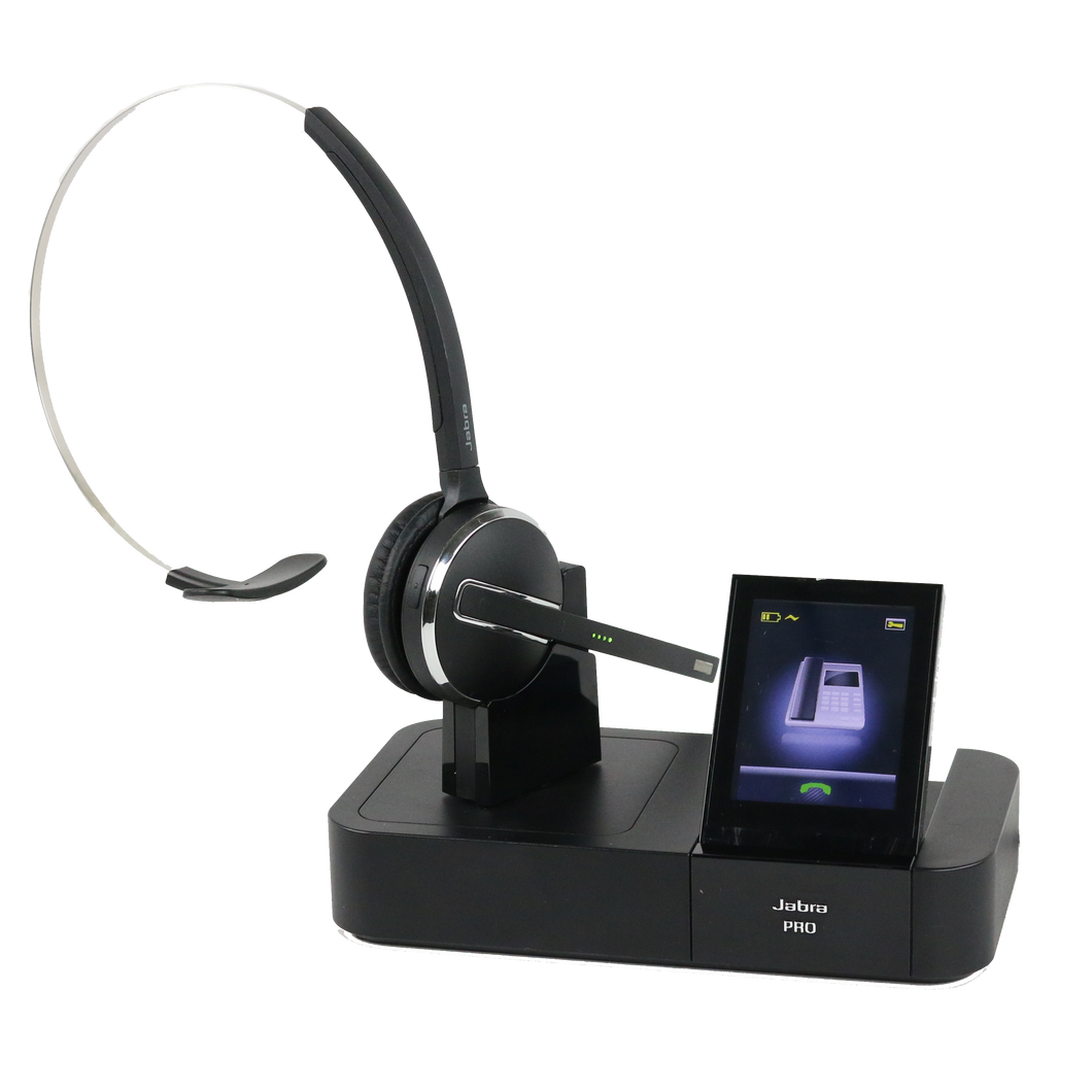 Jabra PRO 9470 Convertible Wireless Office Headset System (Renewed)