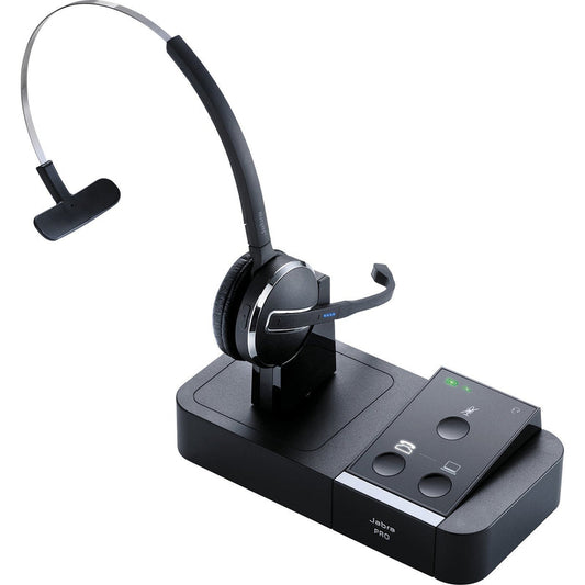 Jabra PRO 9450 FLEX Boom Convertible Wireless Headset (Certified Renewed)
