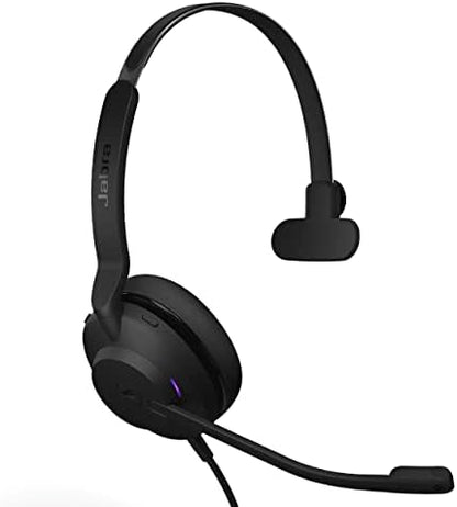 Jabra Evolve2 30 MS Wired Headset, USB-A, Mono, Black