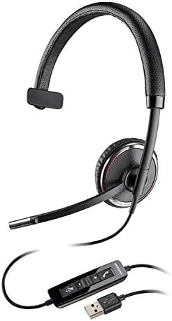 Plantronics Blackwire 510 USB Headset, On-Ear Mono Headset, Wired