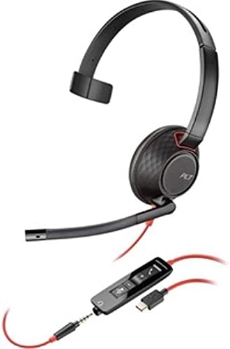 Plantronics - 207577-03 Blackwire C5210 Headset - Mono - USB Type A