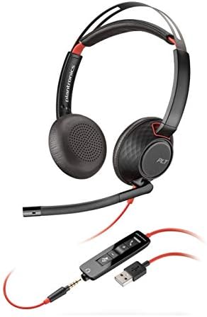 Poly Plantronics Blackwire C5220 Headset 207576-01 (Renewed)