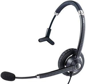 UC Voice 750 Mono Dark Wired Headset - Black (Renewed)