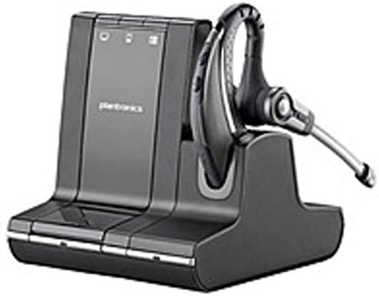 Plantronics Savi W730-M Earset - Mono - Wireless - DECT - 350 ft - Over-the-ear - Monaural - Open - Noise Cancelling Microphone (Renewed)