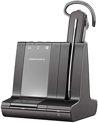 Poly Plantronics Savi 8240 Noise Cancelling Wireless Mono Headset - MS Certified (Renewed)