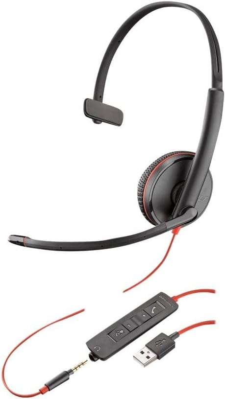 Plantronics Blackwire C3215 USB-A headset refurbished