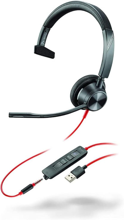 Plantronics Blackwire 3315 USB-A headset refurbished