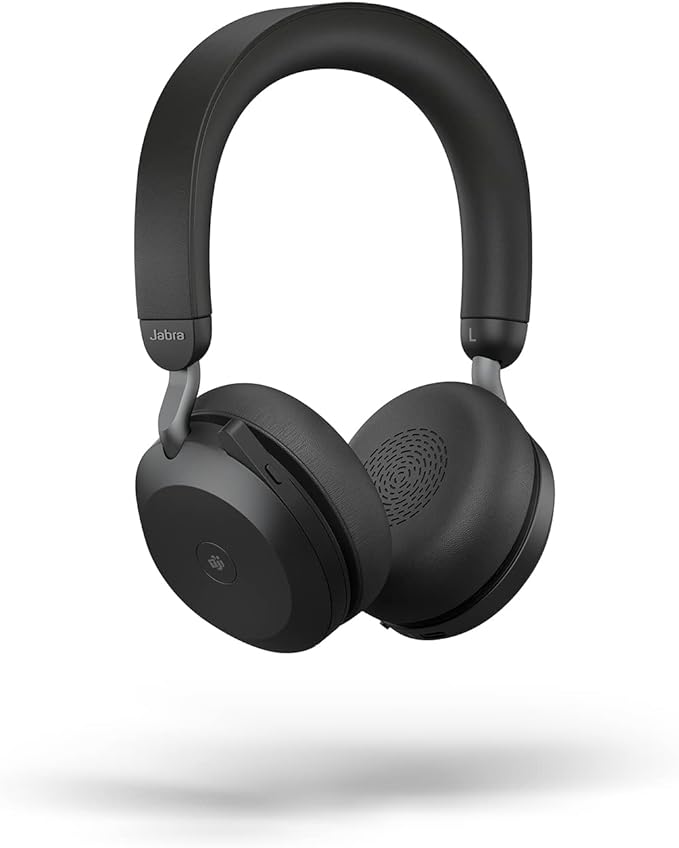 Evolve2 75 Dual Foam Stereo Headphones  USB-A Bluetooth Adapter and MS Teams-Compatibility - Black