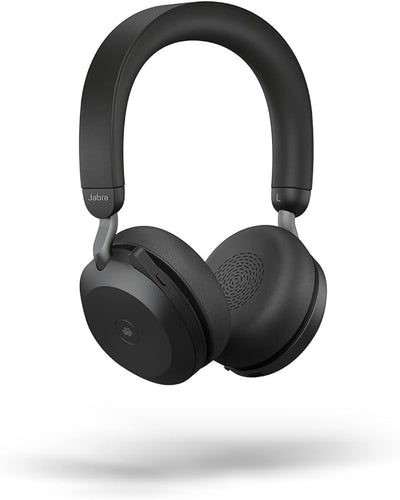 Evolve2 75 Dual Foam Stereo Headphones  USB-A Bluetooth Adapter and MS Teams-Compatibility - Black