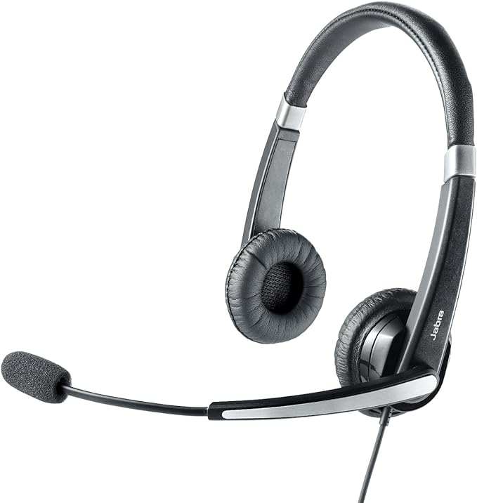 Jabra UC VOICE 550 MS Duo Lync Optimized Corded Headset for Softphone