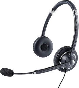 Jabra UC VOICE 750 Duo (Dark) Corded Headset for Softphone