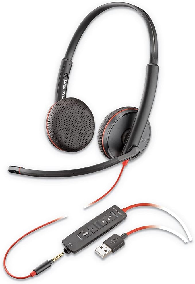 Plantronics Blackwire 3225 USB-A Headset,