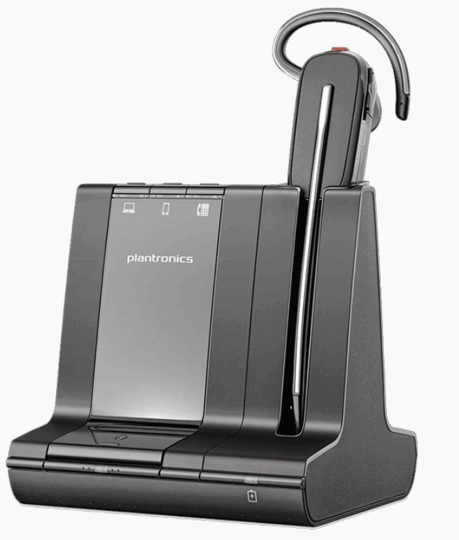 Plantronics - Savi 8240 Office-Wireless DECT Single In-Ear(Mono) Headset-Convertible (3 wearing styles)-Noise Cancelling