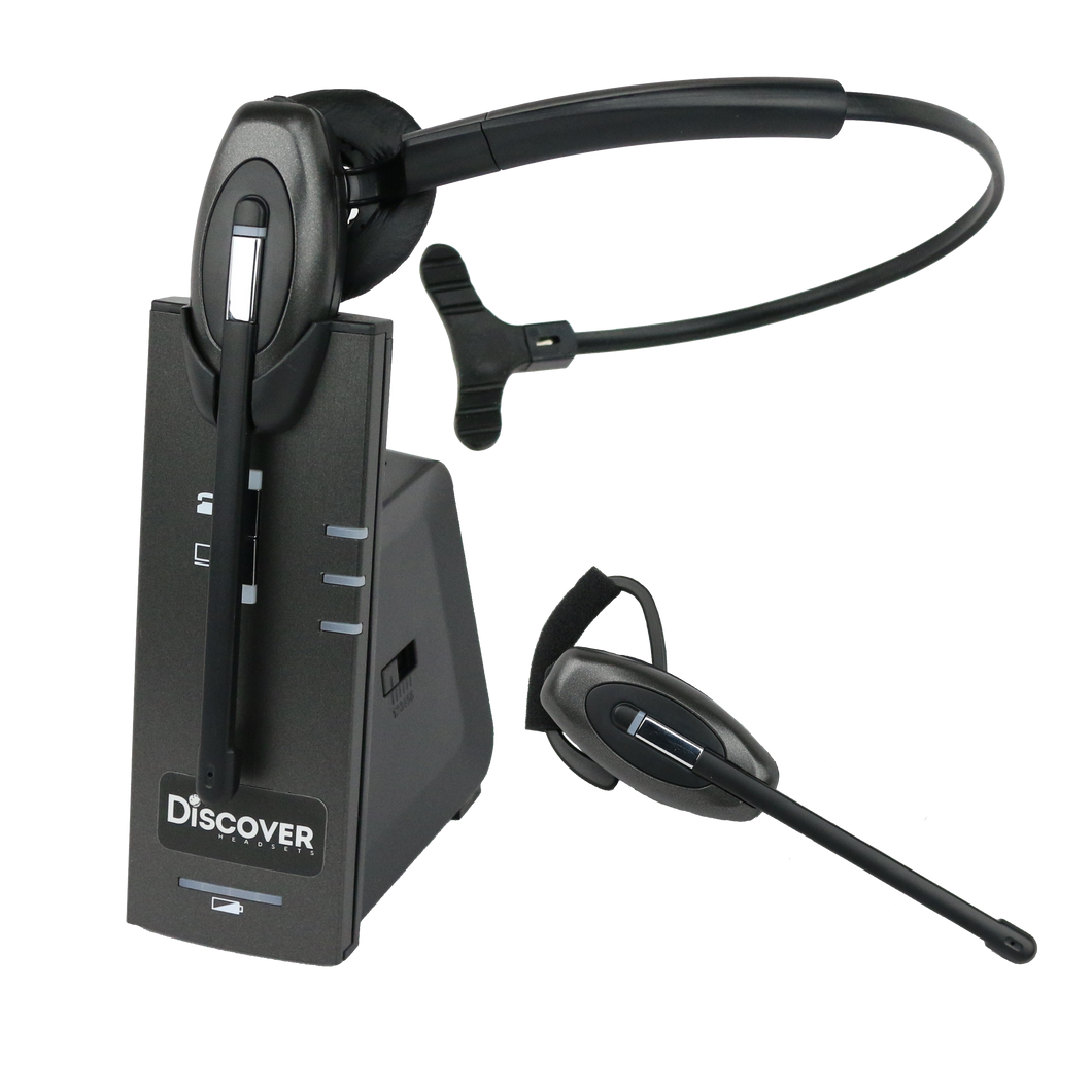 Discover D904 Wireless Office Headset System For Telephone & Computer