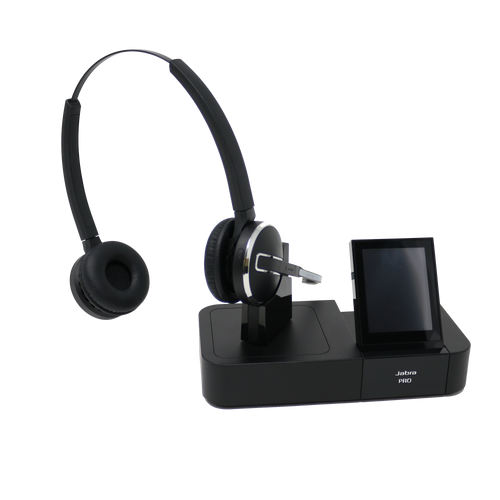 Jabra PRO 9460 Dual Speaker Wireless Office Headset System (Renewed)